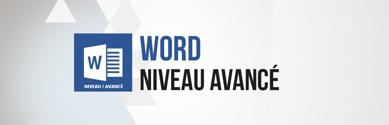 Formation word niveau avancé